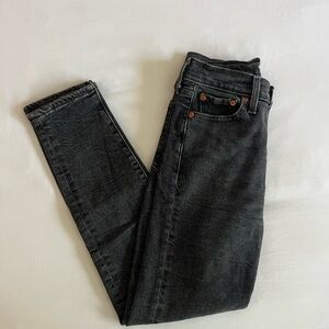 Levi's Women's Black Wedge Jeans